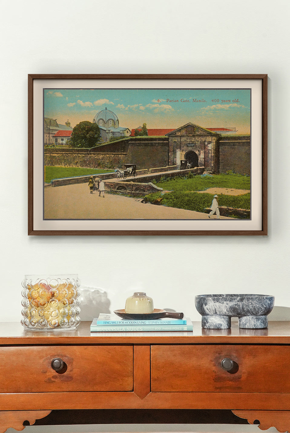 Parian Gate, Manila, 1922 - Philippine Vintage Architectural Print