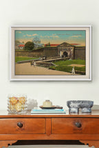 Parian Gate, Manila, 1922 - Philippine Vintage Architectural Print