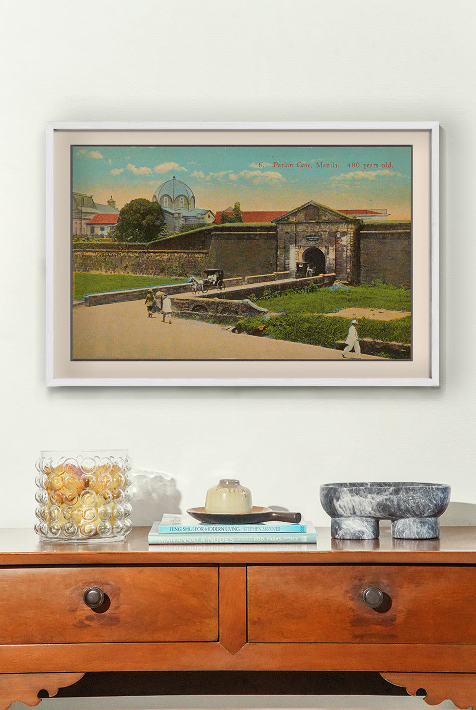 Parian Gate, Manila, 1922 - Philippine Vintage Architectural Print