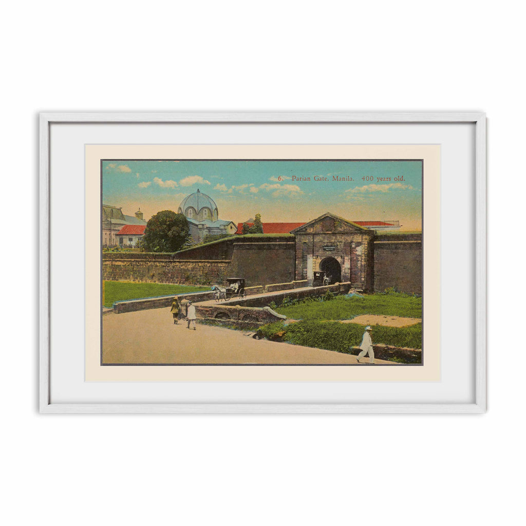 Parian Gate, Manila, 1922 - Philippine Vintage Architectural Print