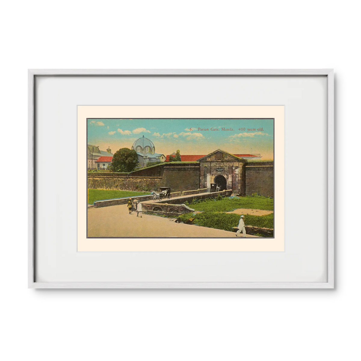 Parian Gate, Manila, 1922 - Philippine Vintage Architectural Print