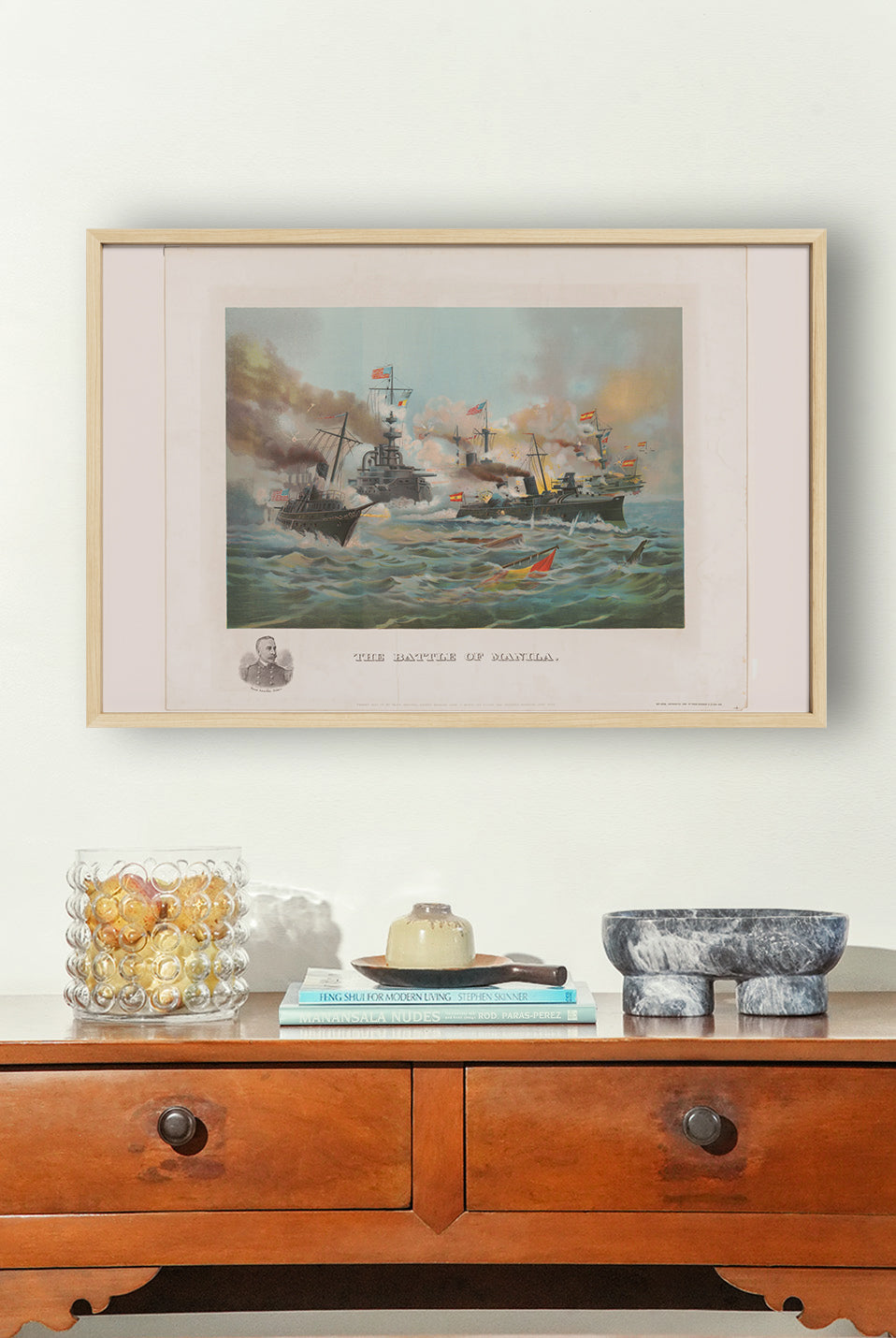 The Battle of Manila, 1898 - Philippine Vintage Print