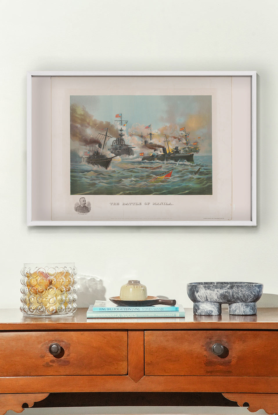 The Battle of Manila, 1898 - Philippine Vintage Print