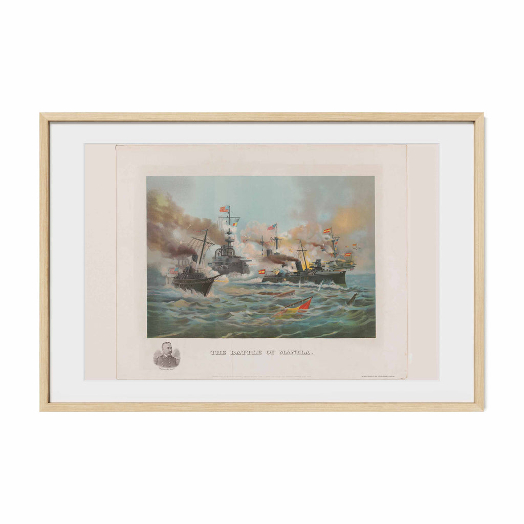 The Battle of Manila, 1898 - Philippine Vintage Print