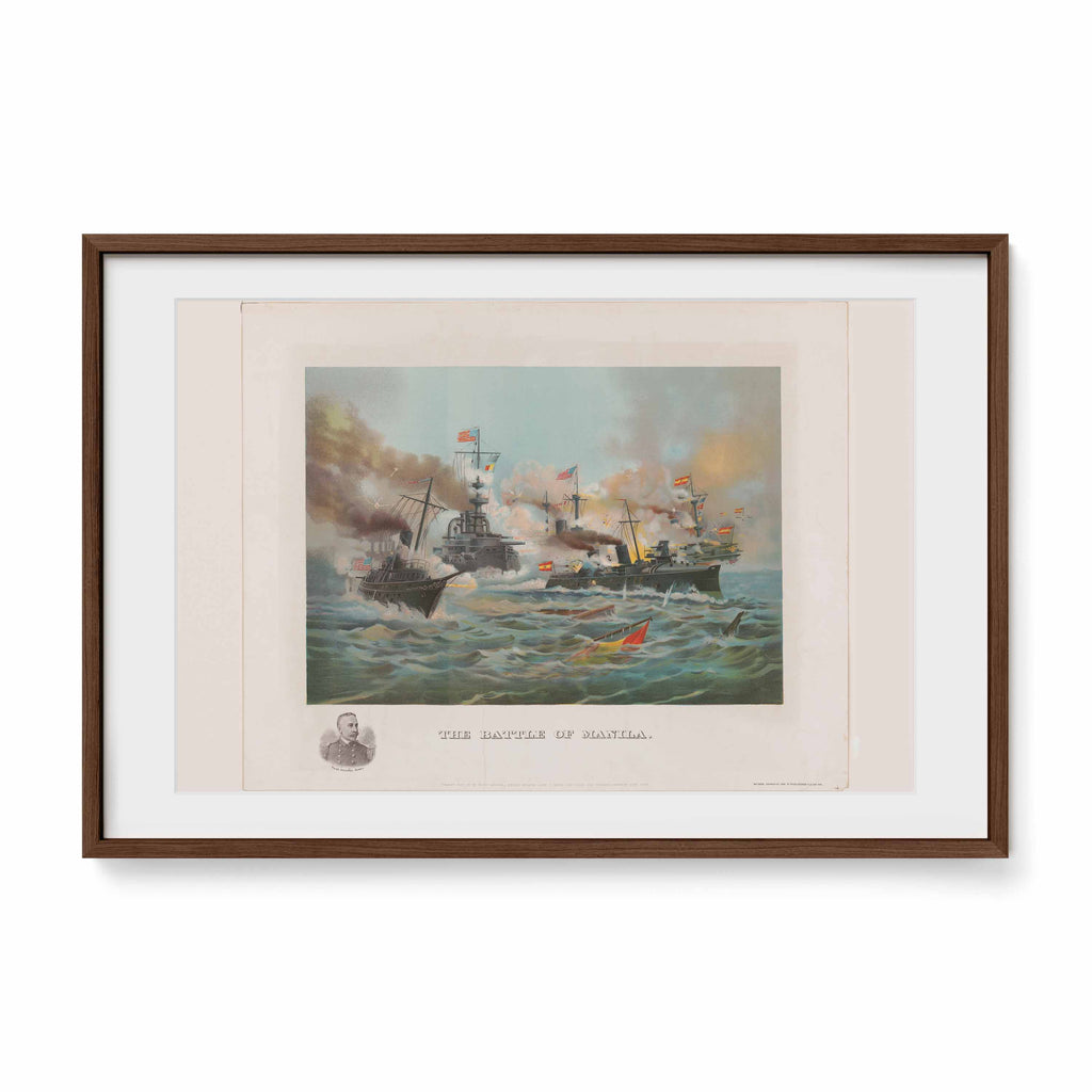 The Battle of Manila, 1898 - Philippine Vintage Print