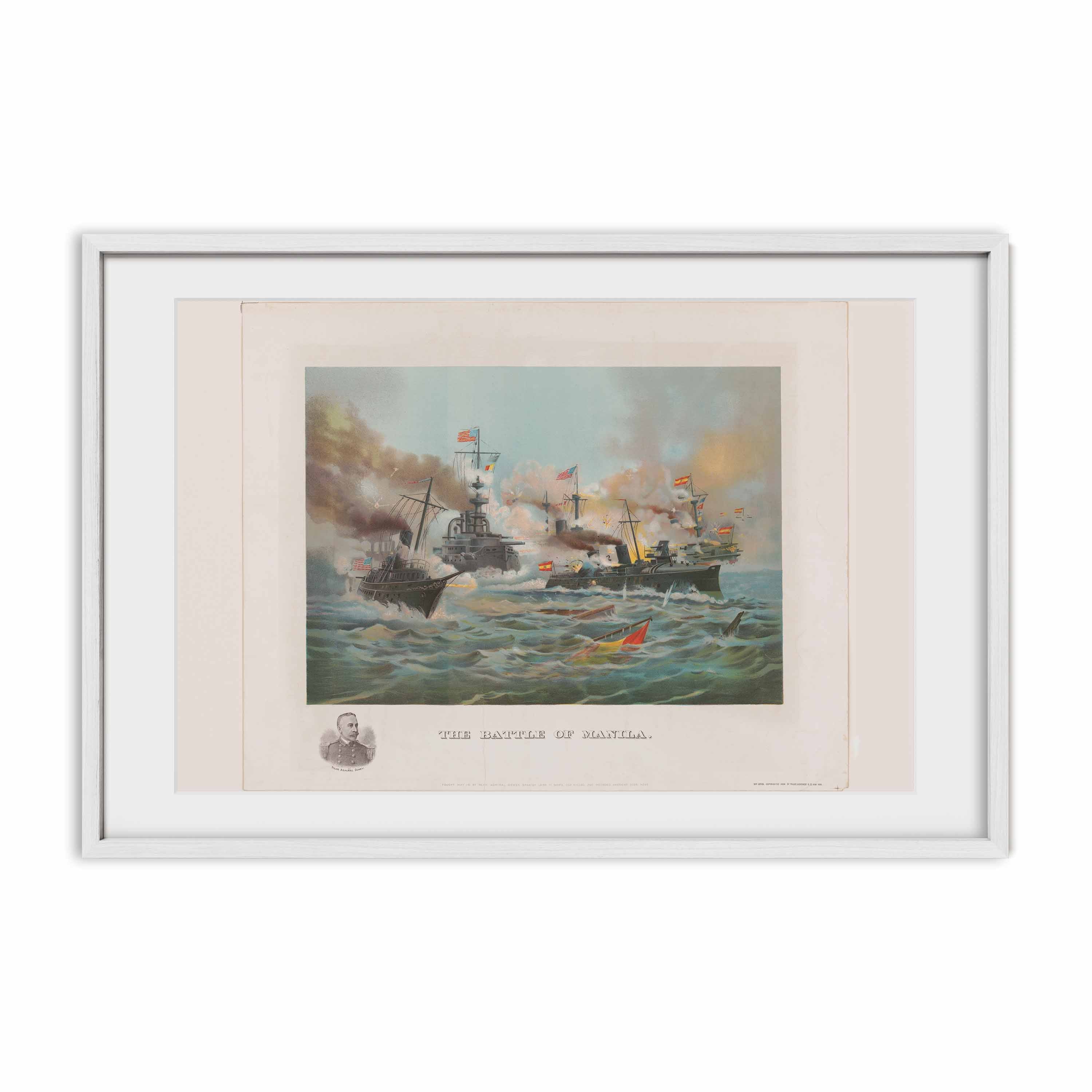 The Battle of Manila, 1898 - Philippine Vintage Print