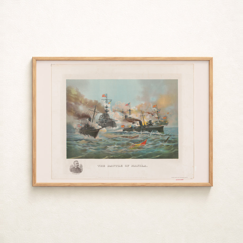 The Battle of Manila, 1898 - Philippine Vintage Print