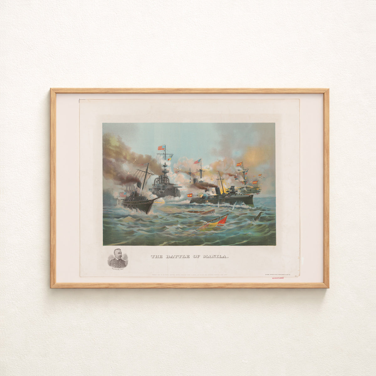 The Battle of Manila, 1898 - Philippine Vintage Print