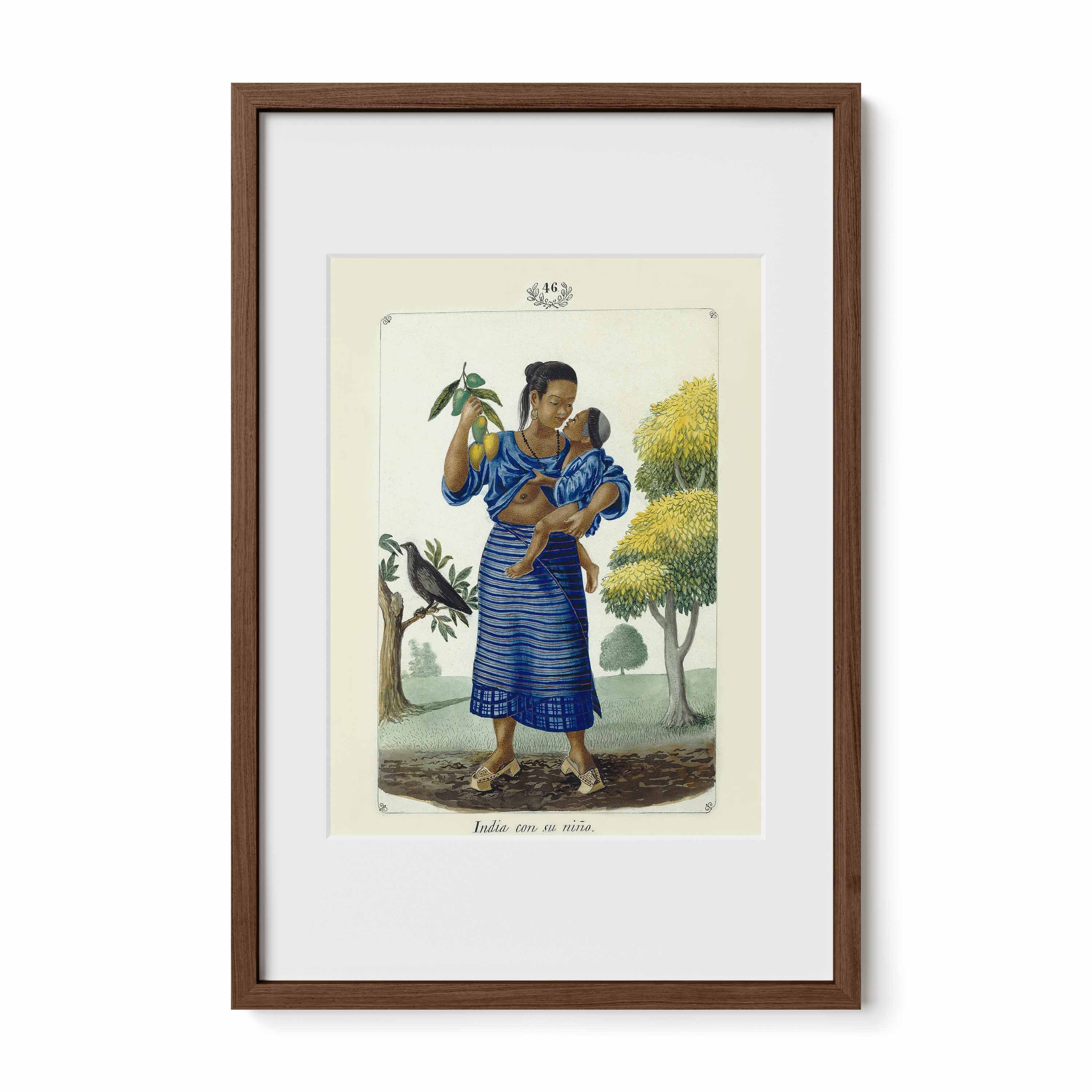 India con su Niño by José Honorato Lozano