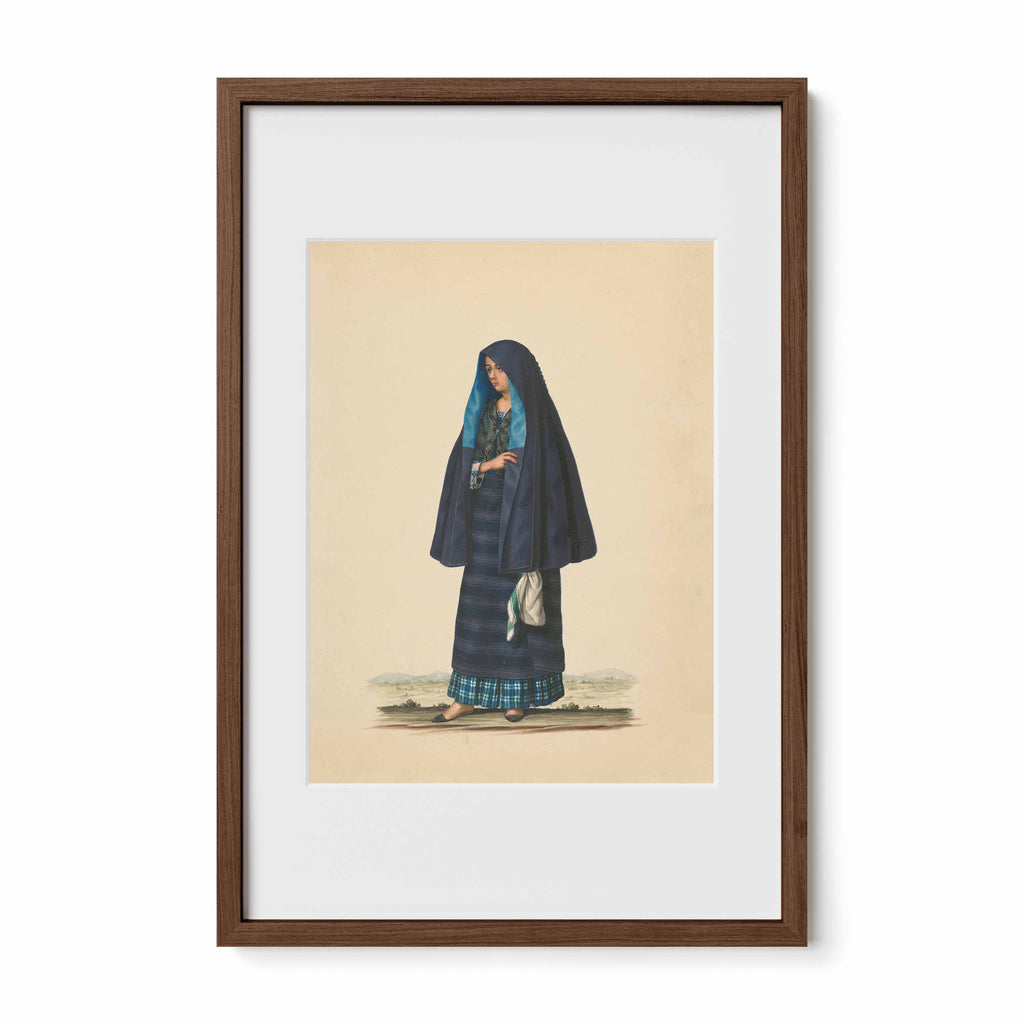 A Damsel Going to Early Mass by Justiniano Asuncion