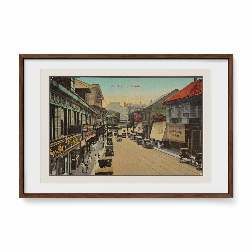 Escolta, Manila, 1922 - Philippine Vintage Postcard