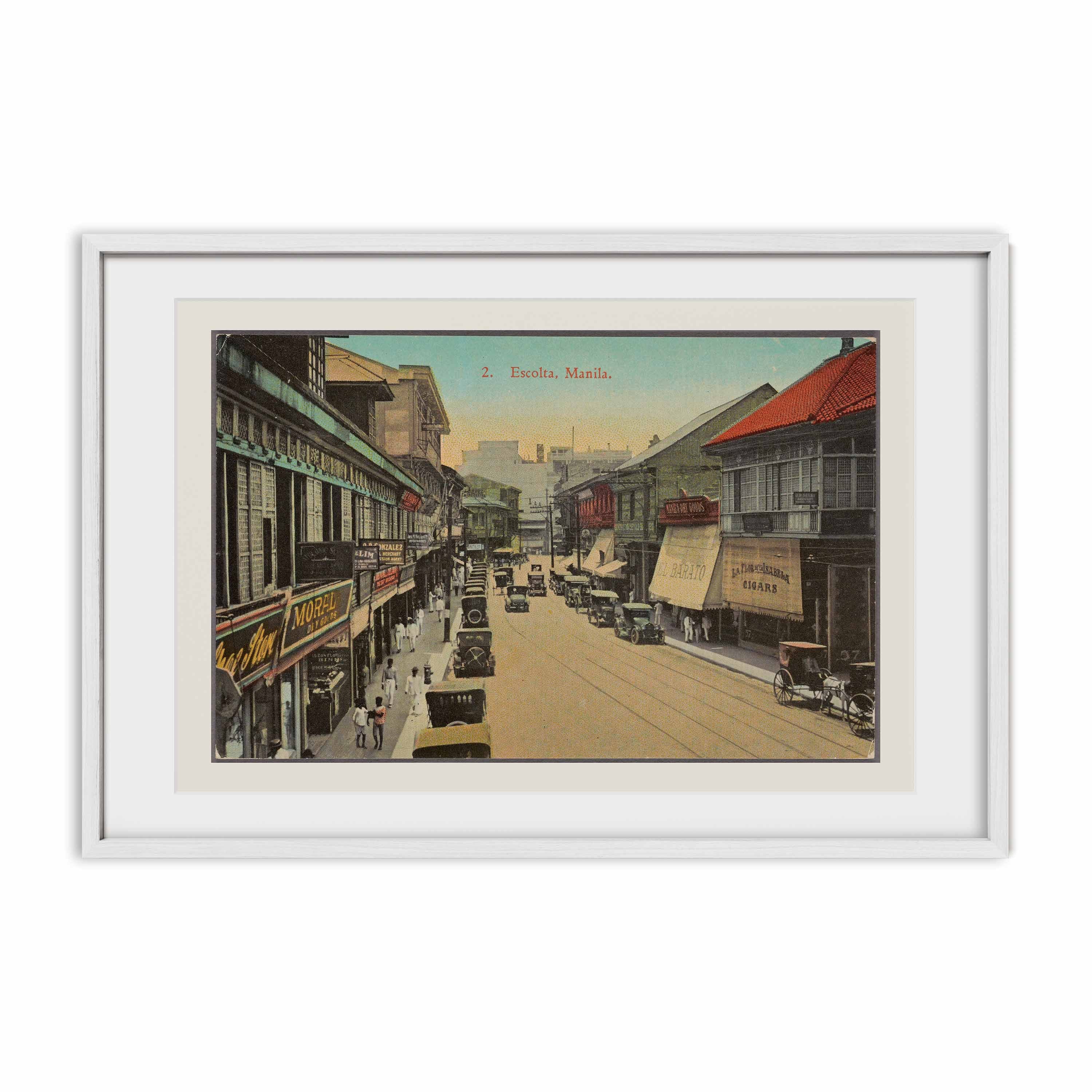 Escolta, Manila, 1922 - Philippine Vintage Postcard