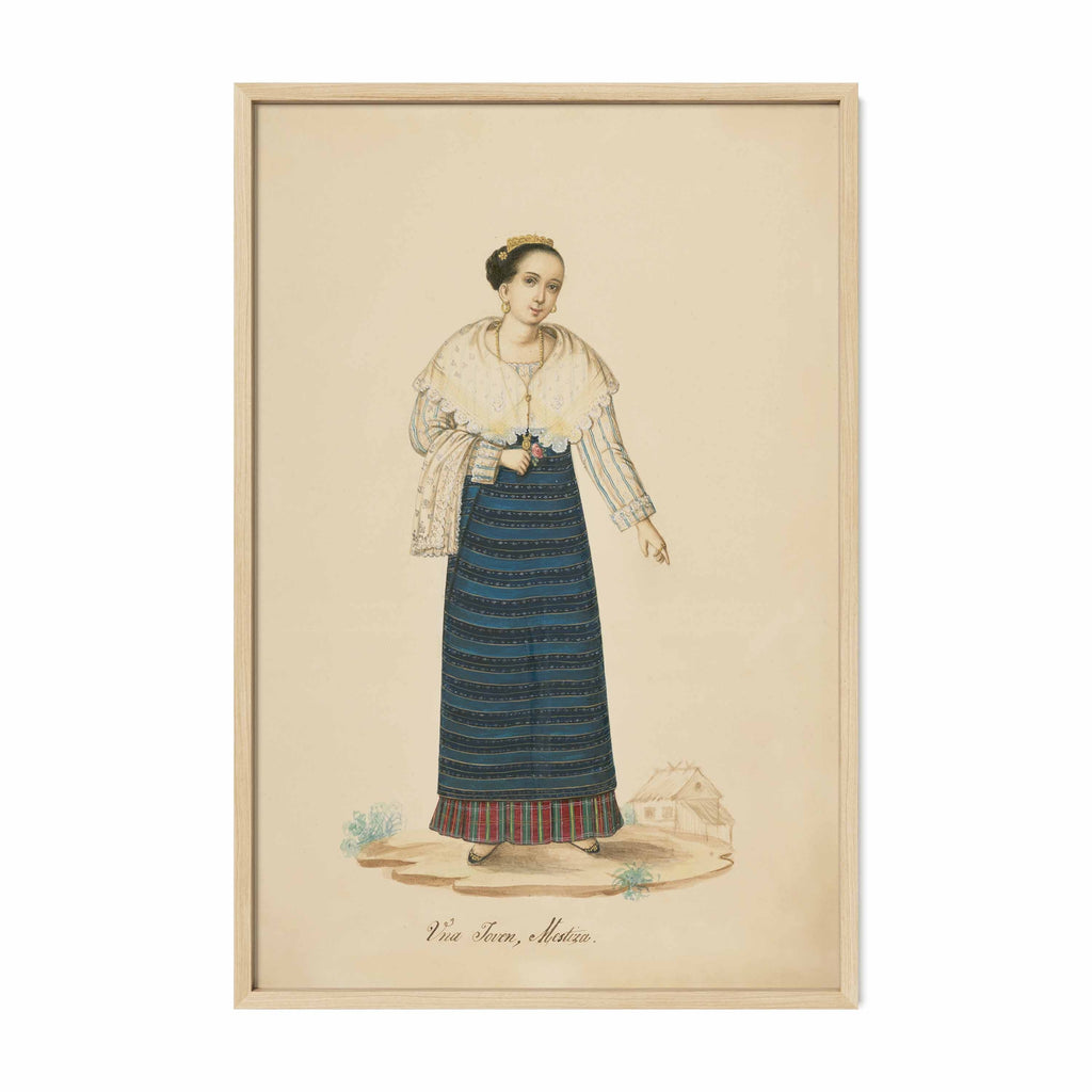 Una Joven Mestiza by Justiniano Asuncion