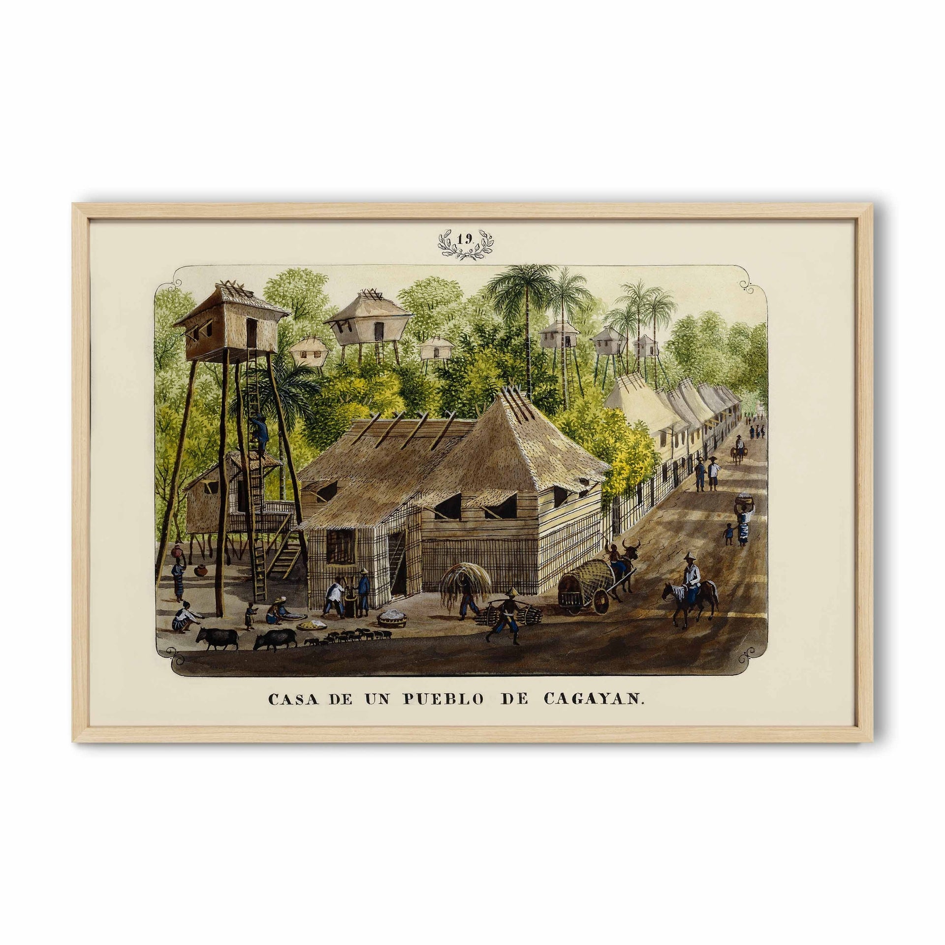Casa de un Pueblo de Cagayan, 1847 by José Honorato Lozano