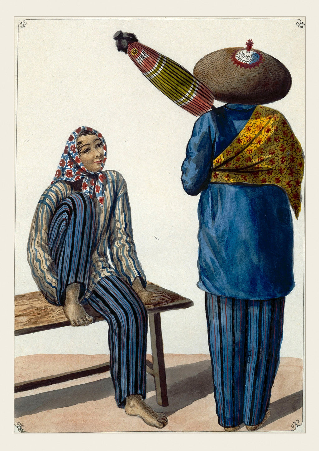 Indios, 1847 by José Honorato Lozano