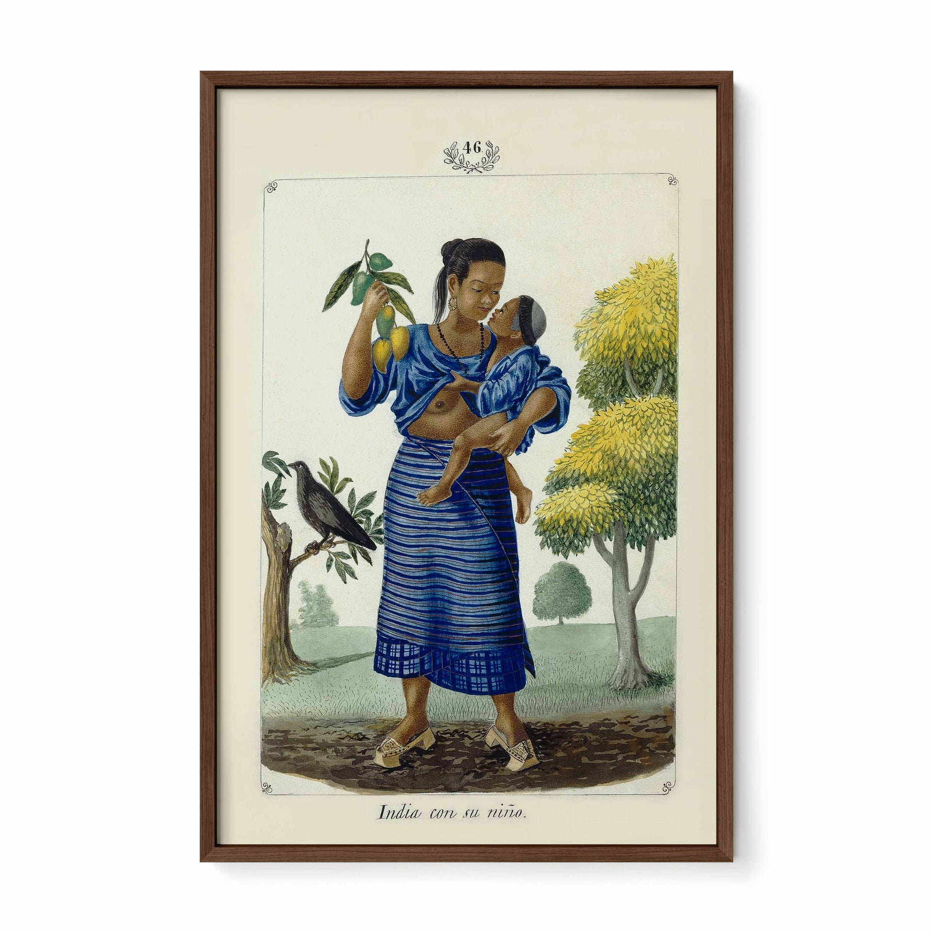 India con su Niño by José Honorato Lozano