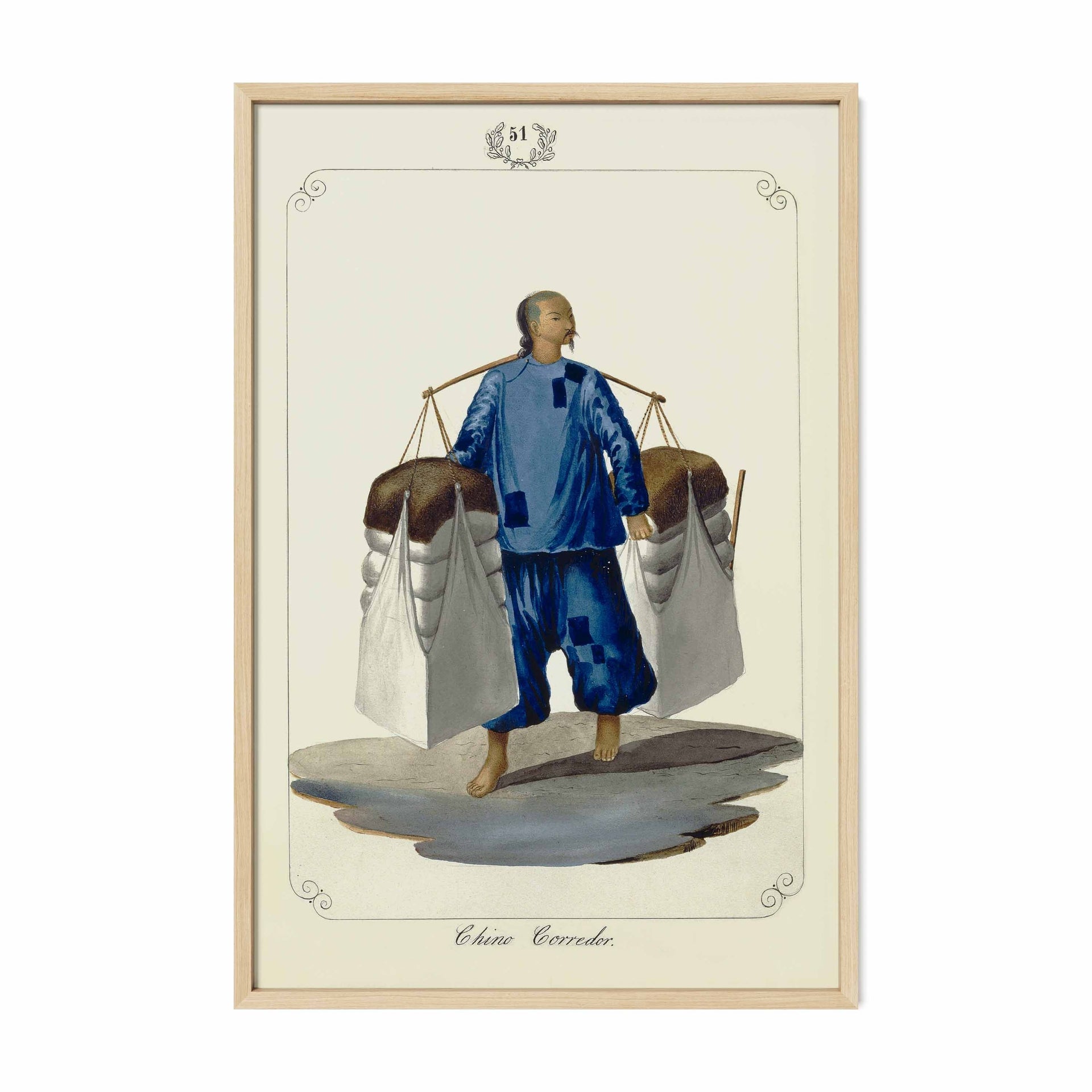 Chino Corredor, 1847 by José Honorato Lozano
