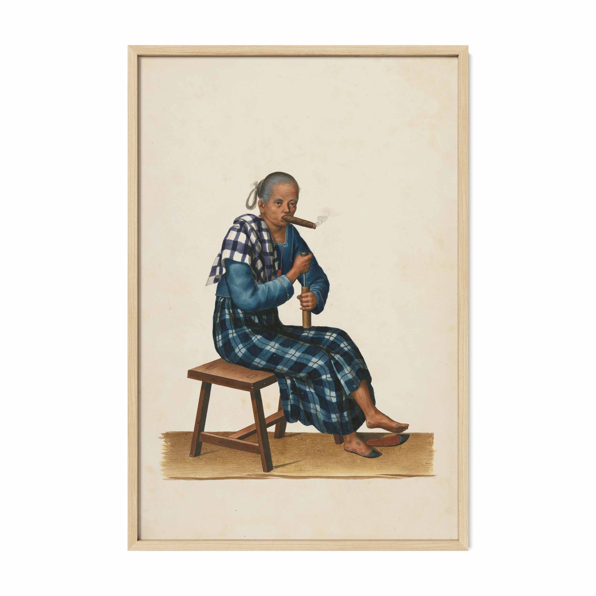 An Old Woman by Justiniano Asuncion