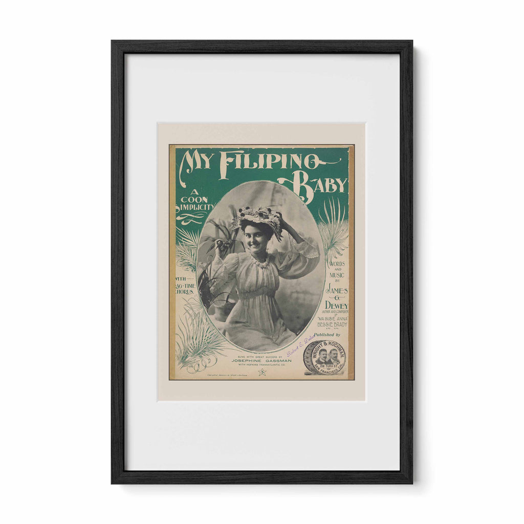 My Filipino Baby, 1899 - Philippine Vintage Sheet Music
