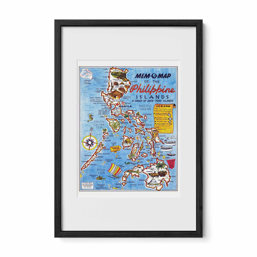 Map of the Philippine Islands, 1945