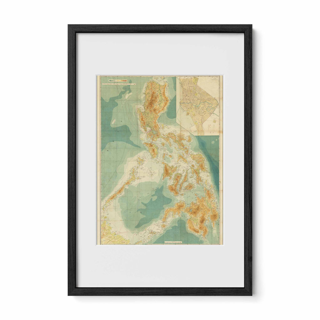 Japanese Map of the Philippines, 1944