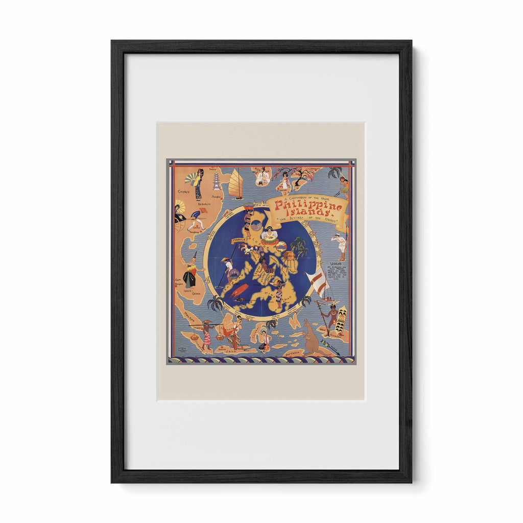 Cartography of the Philippine Islands - Vintage map