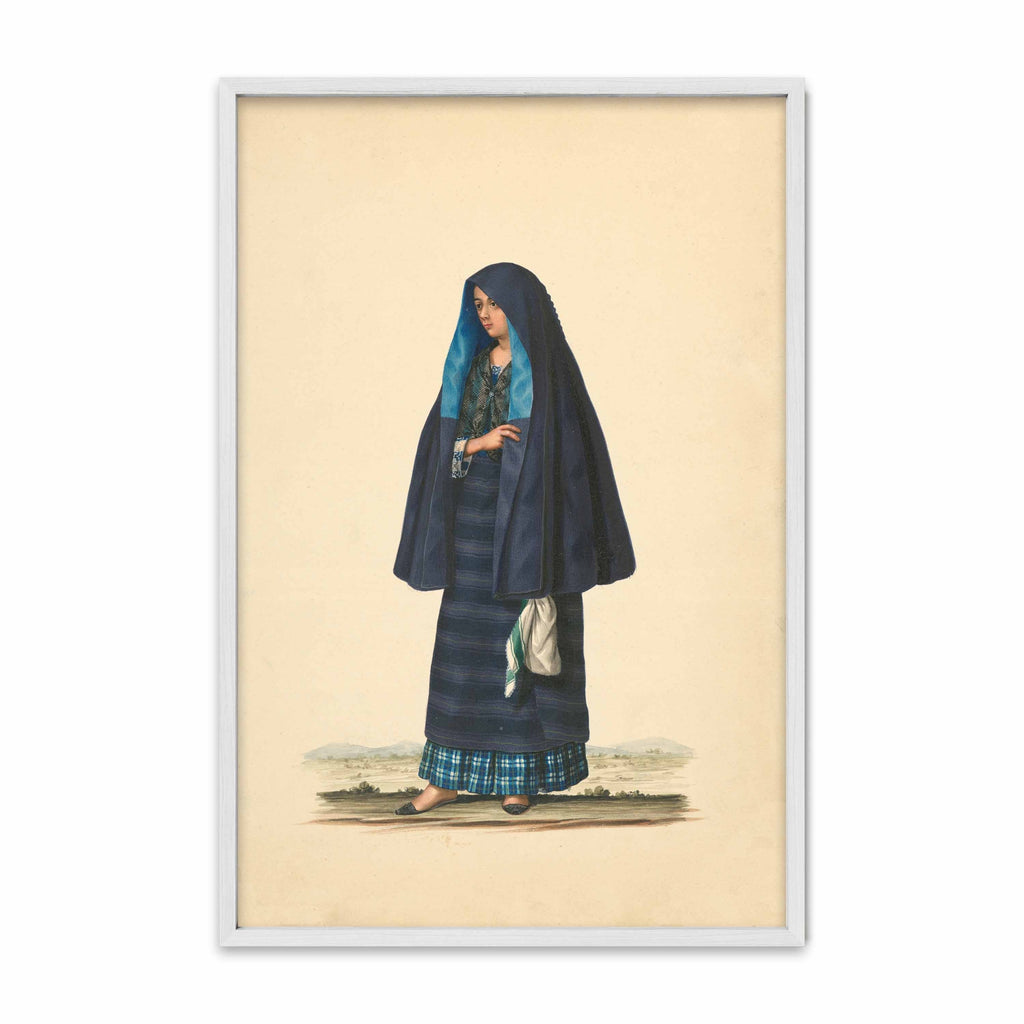A Damsel Going to Early Mass by Justiniano Asuncion