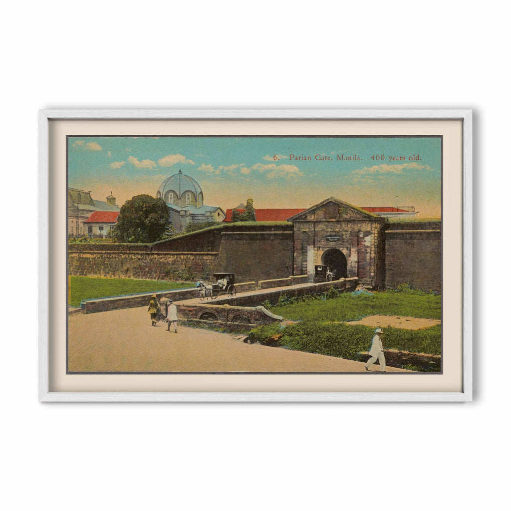 Parian Gate, Manila, 1922 - Philippine Vintage Architectural Print