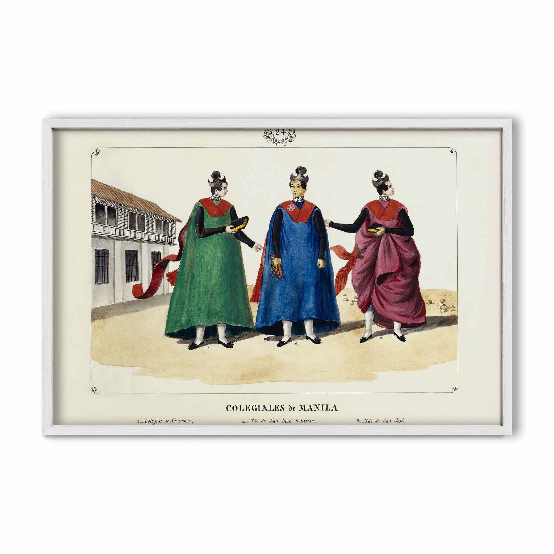 Colegiales de Manila, 1847 by José Honorato Lozano