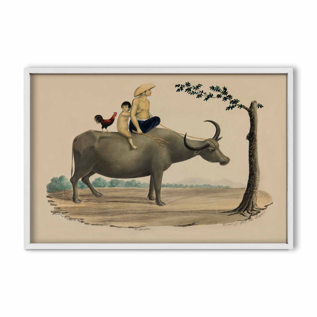El Carabao, 1855 by José Honorato Lozano