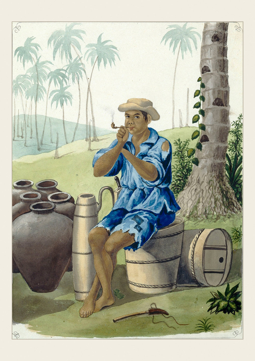 Indio Mananguetero, 1847 by José Honorato Lozano