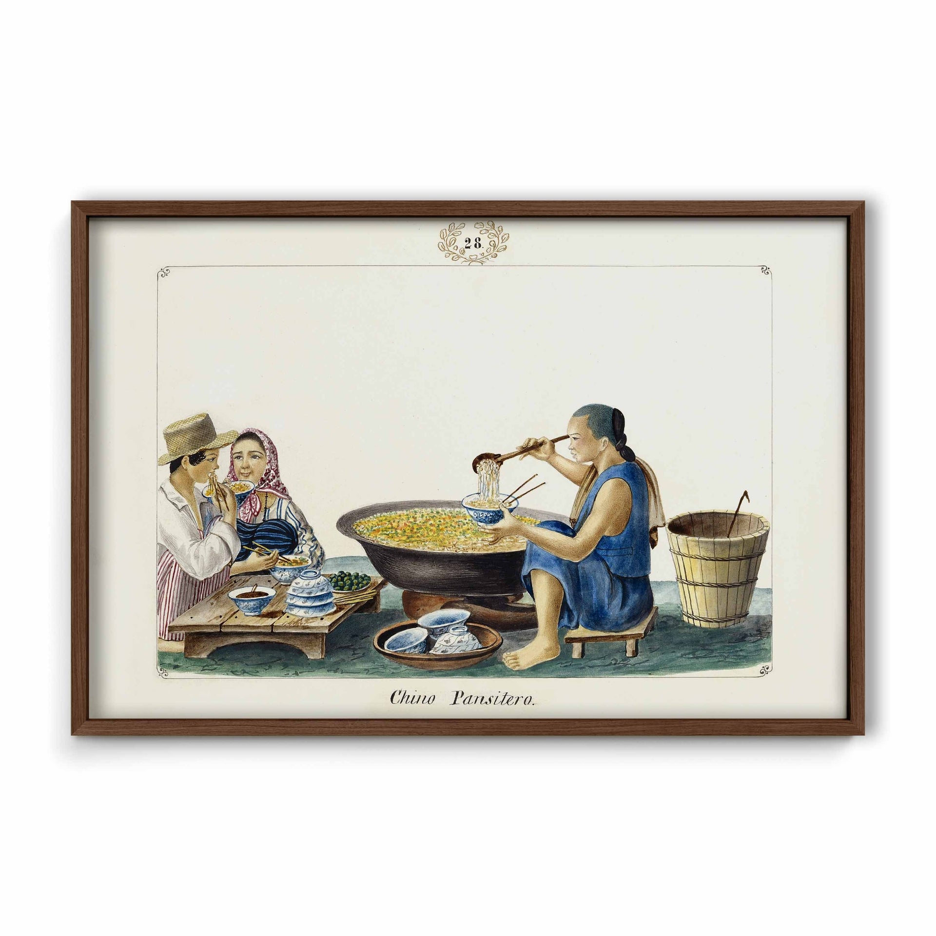 Chino Pansitero, 1847 by José Honorato Lozano
