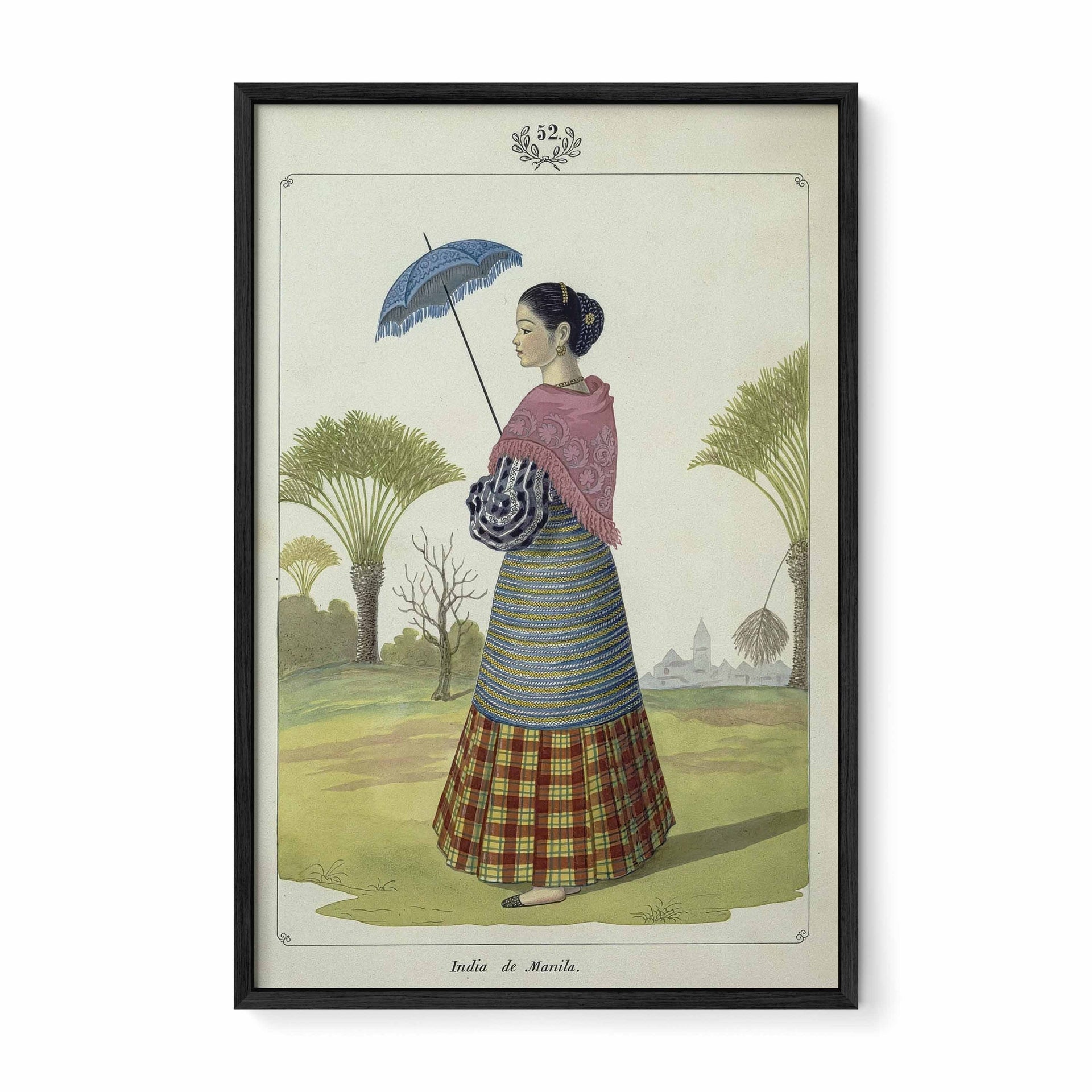 India de Manila, 1847 by José Honorato Lozano