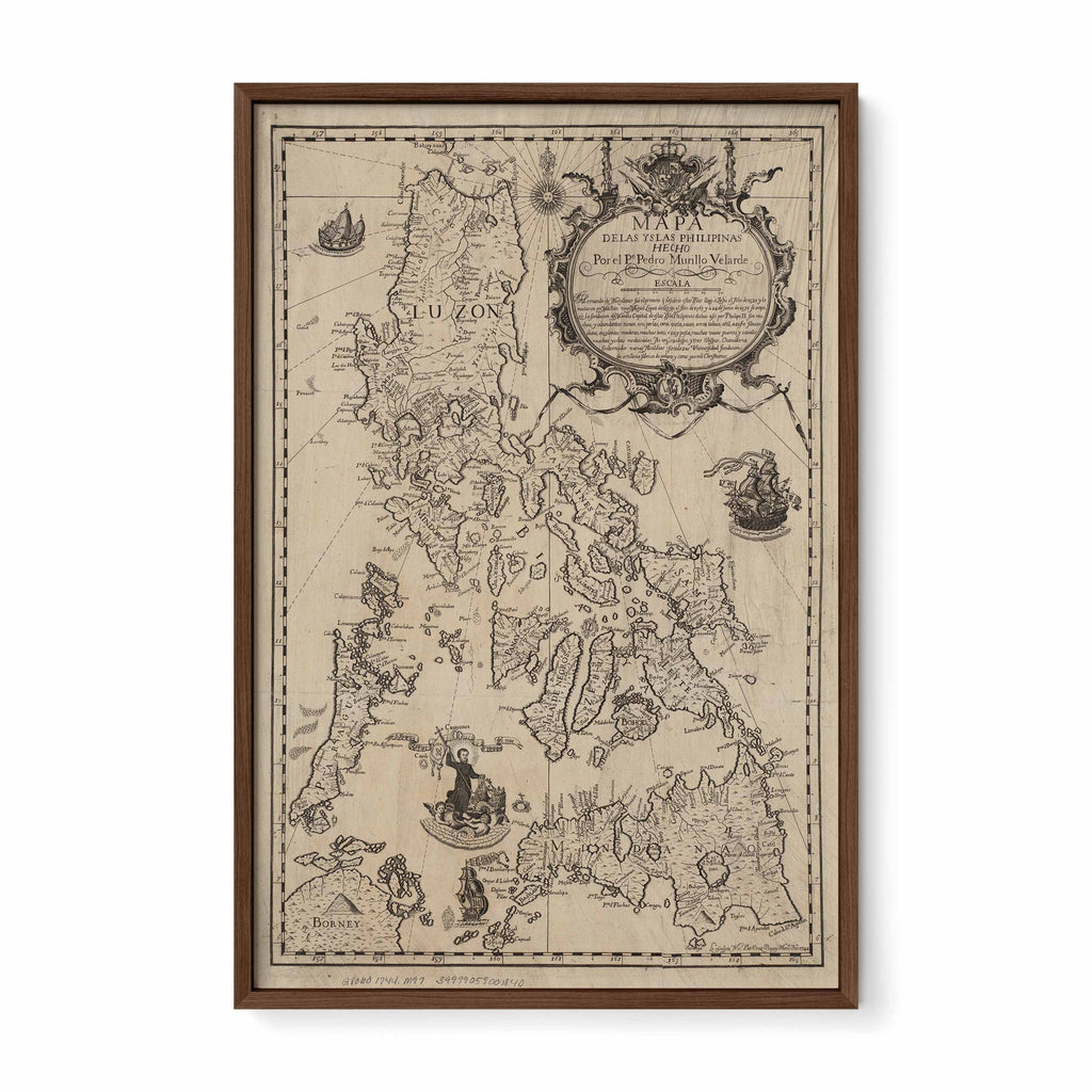 Mapa de las Yslas Philipinas, 1734 by Pedro Murillo Velarde