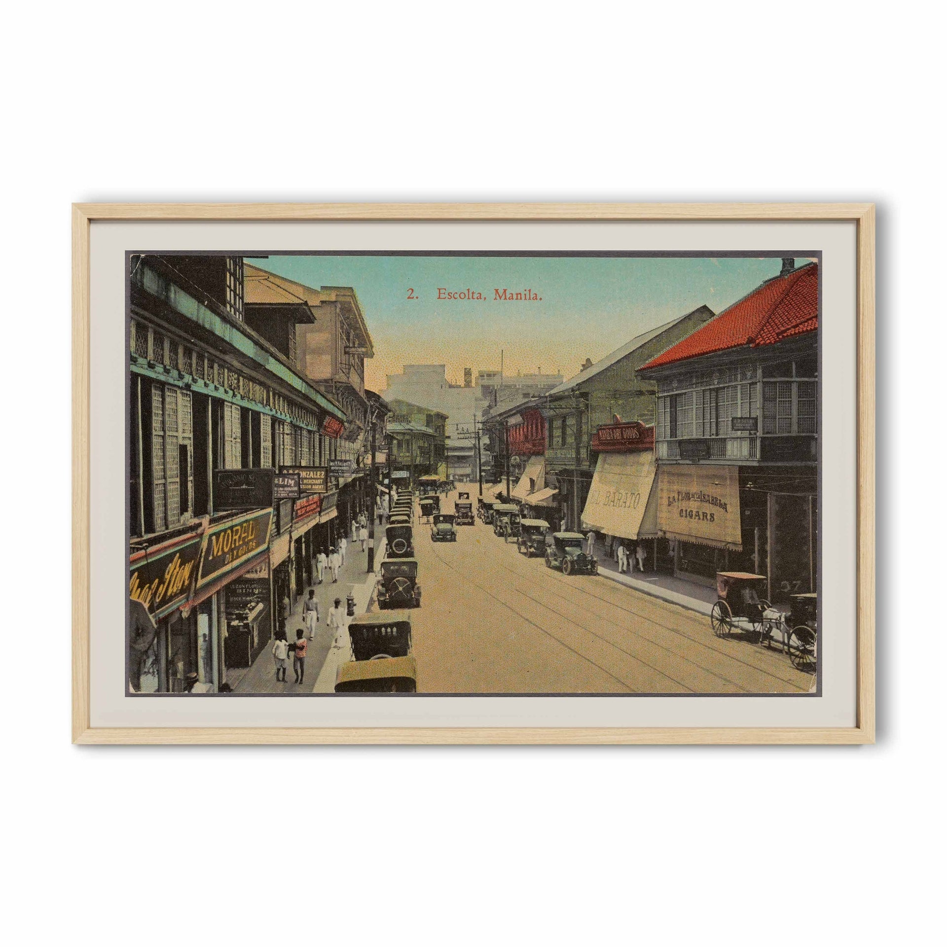 Escolta, Manila, 1922 - Philippine Vintage Postcard