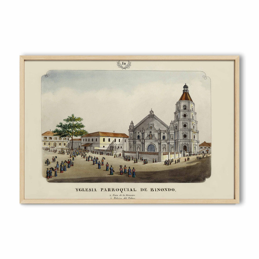 Iglesia Parroquial de Binondo, 1847 by José Honorato Lozano