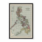 The Philippines Island Map - 1906