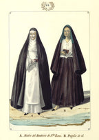 Madre del Beaterio de Santa Rosa y una Pupila by Jose Honorato Lozano