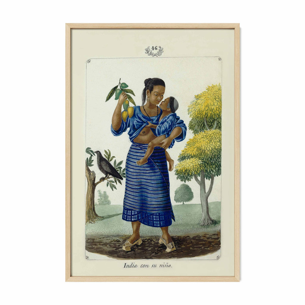 India con su Niño by José Honorato Lozano