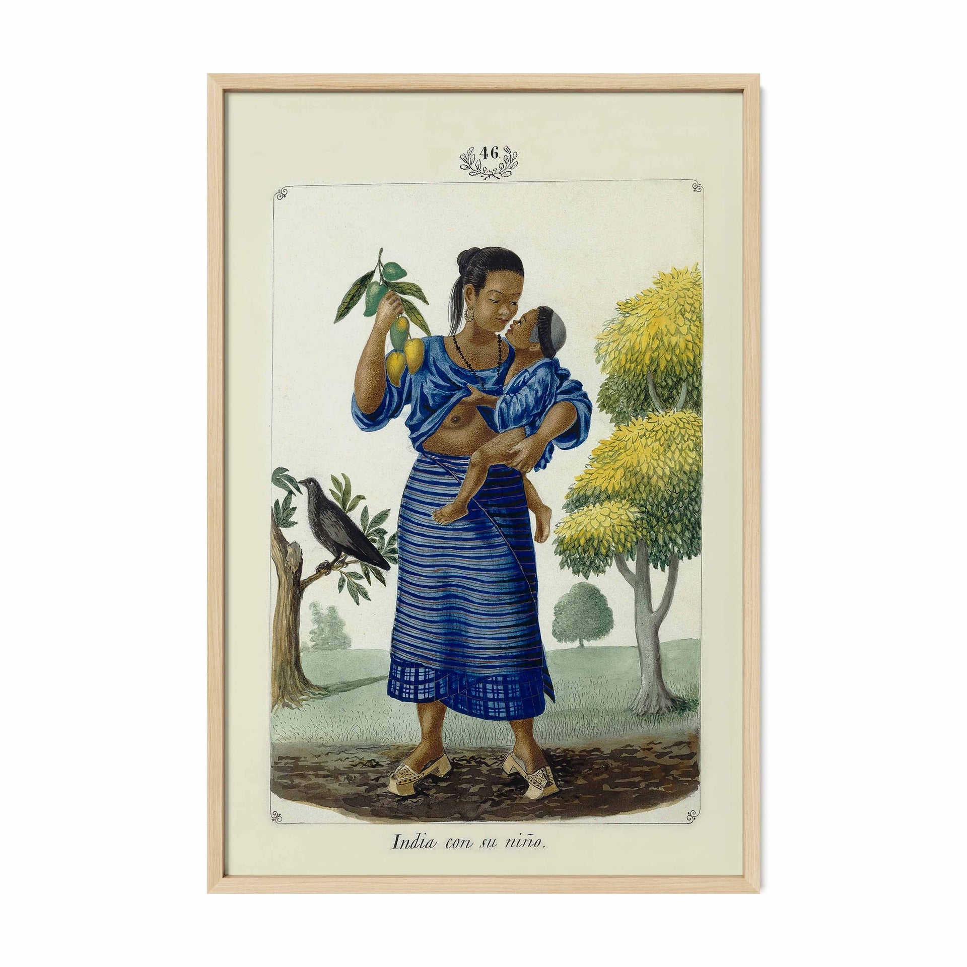 India con su Niño by José Honorato Lozano