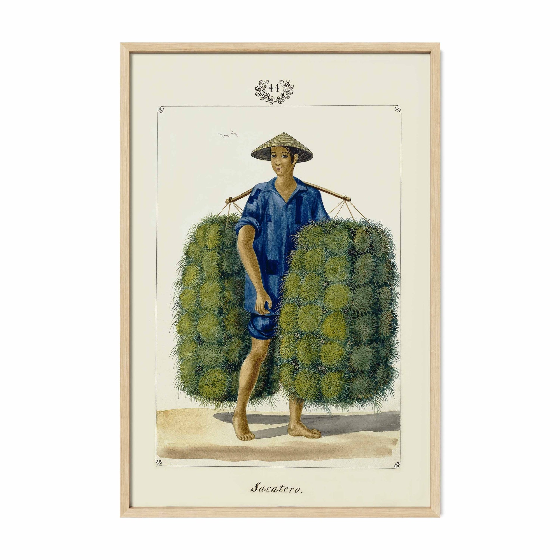 Sacatero [sic], 1847 by José Honorato Lozano