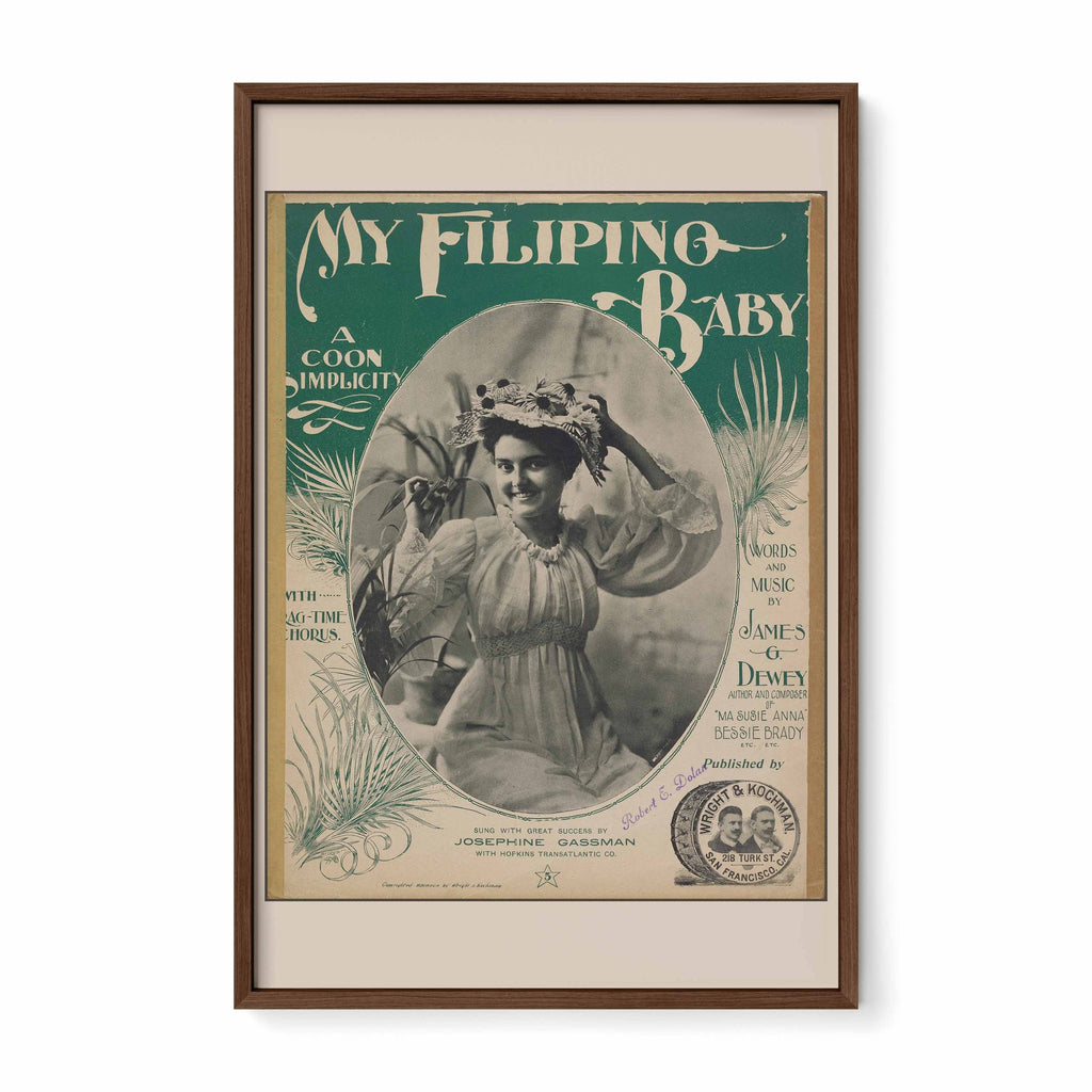 My Filipino Baby, 1899 - Philippine Vintage Sheet Music