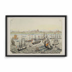 Vista de Manila desde la bahía, 1847 by José Honorato Lozano