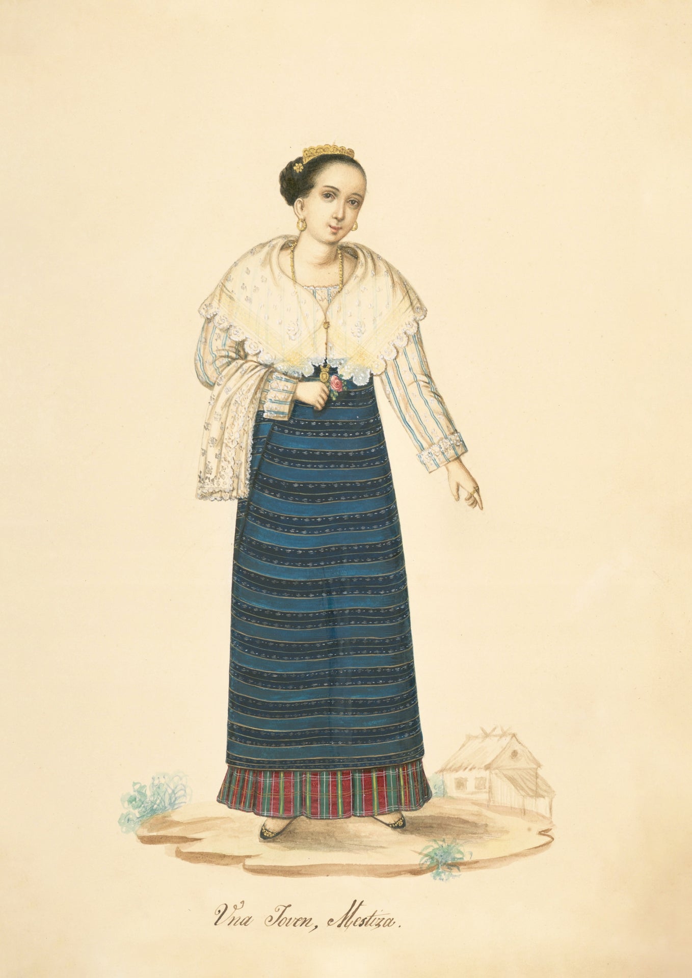 Una Joven Mestiza by Justiniano Asuncion
