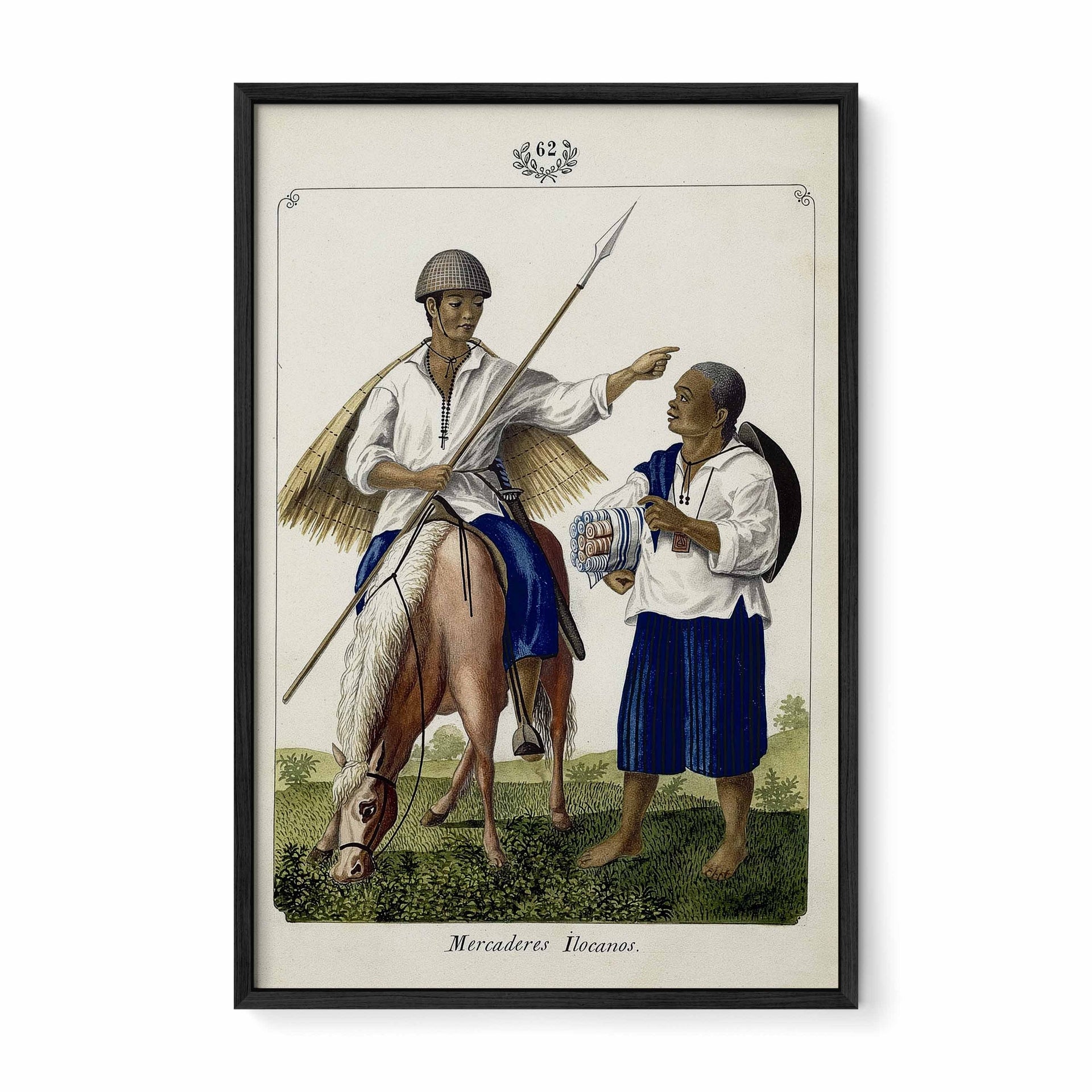 Mercaderes Ilocanos, 1847 by José Honorato Lozano