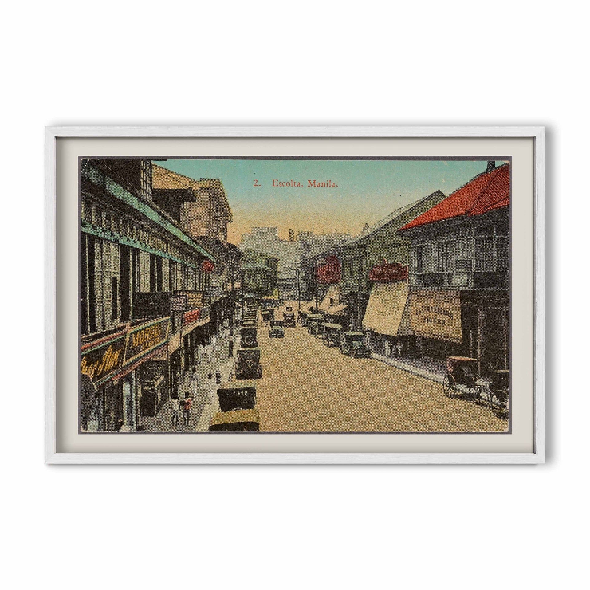 Escolta, Manila, 1922 - Philippine Vintage Postcard