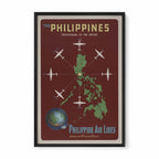 The Philippines Crossroads of the Orient - Philippine Vintage Travel Poster