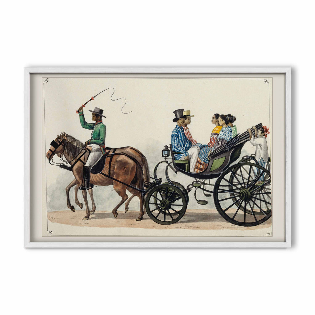 Carruaje de alquiler, 1847 by José Honorato Lozano