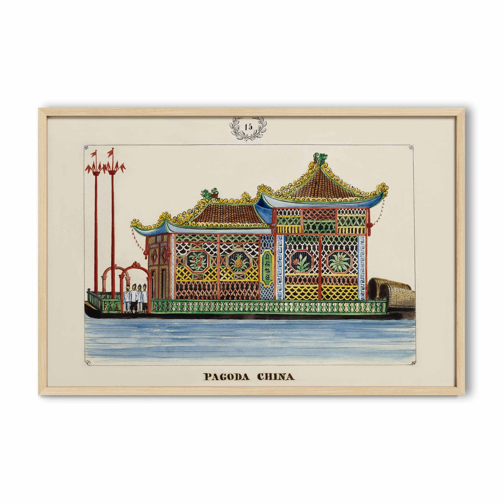 Pagoda China, 1847 by José Honorato Lozano