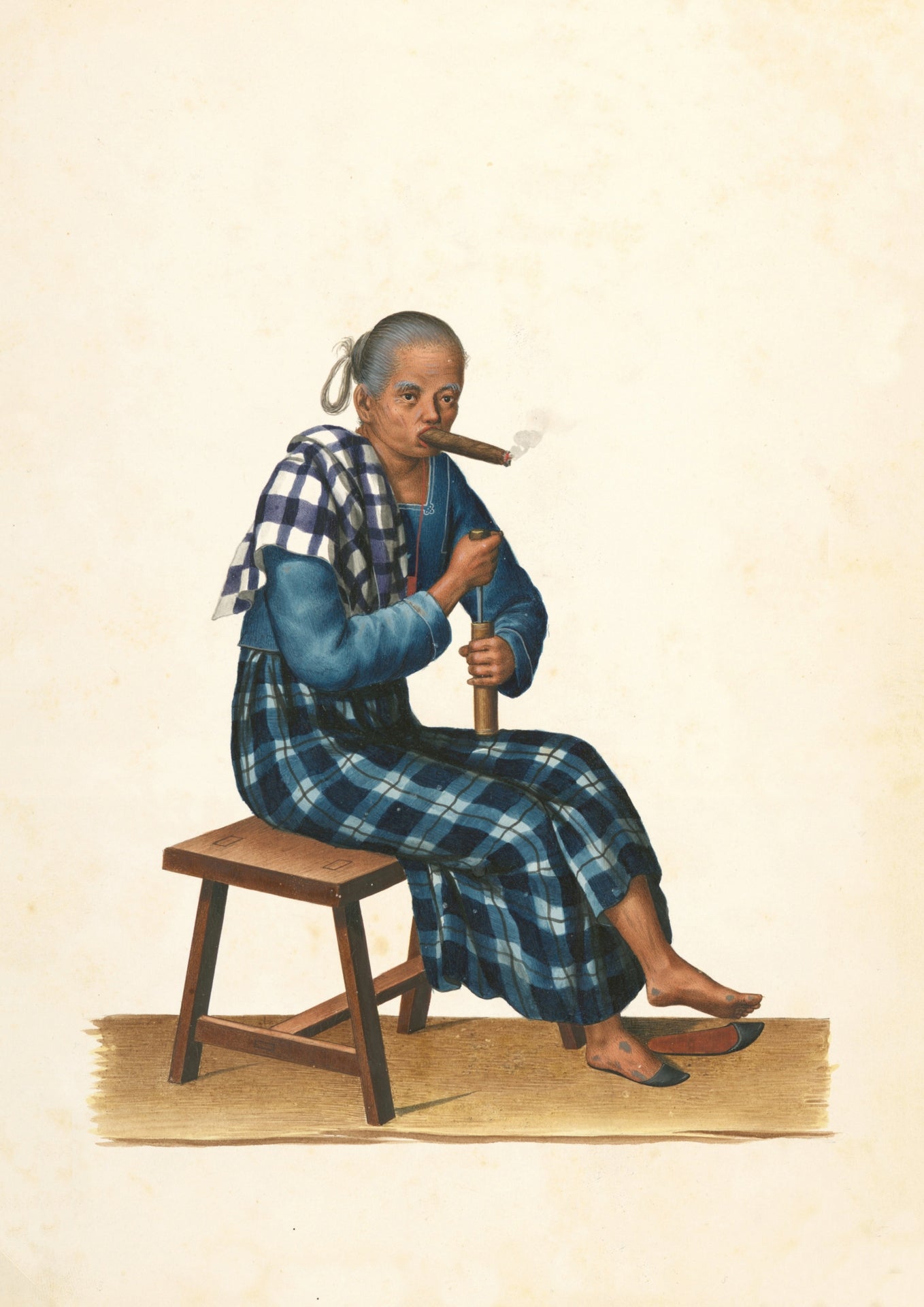 An Old Woman by Justiniano Asuncion